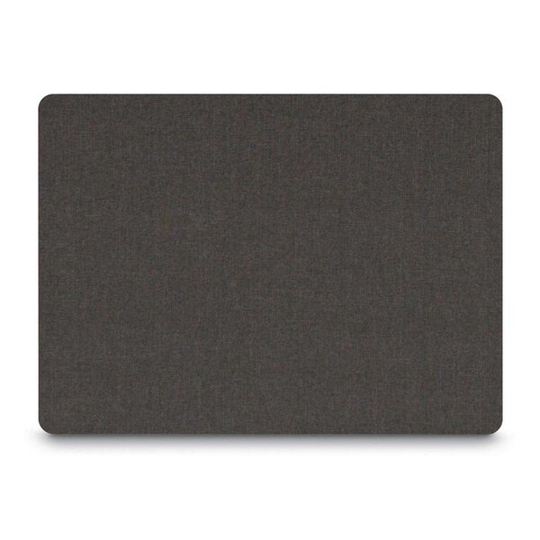 Corkboard, Fabric, Blk/Burg, 3 Door, 72x36"